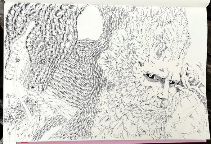 Rykard Lord of Blasphemy, might color idk #ELDENRING #EldenRingFanart 