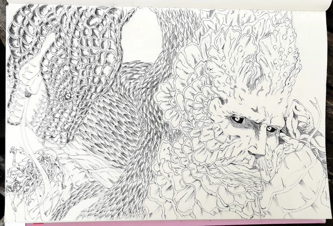 Rykard Lord of Blasphemy, might color idk #ELDENRING #EldenRingFanart 