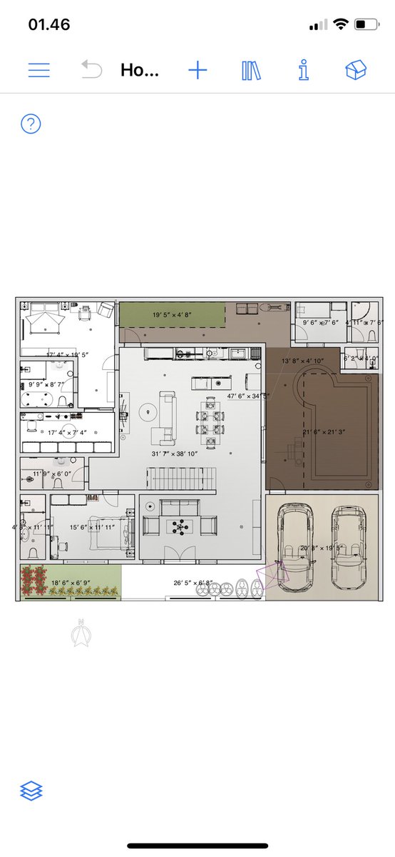 saraangelita's tweet photo. @rumahidaman__ Desain halu versi akuuu tp gapapa yuk diaminkan punya rumah seluas ini🫠🤲🏻🤲🏻🤲🏻

btw sampe skrg masih utak atik gimana cara bikin lantai 2 nya blm bisa bisa😭🥲💔 https://t.co/Cv7ThtTiqC