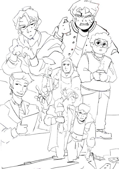 magnus archives doodles while i relisten to season 4 
