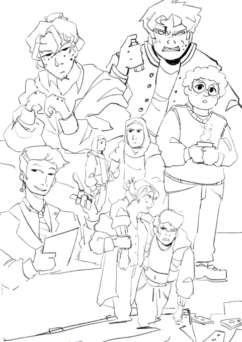 magnus archives doodles while i relisten to season 4 