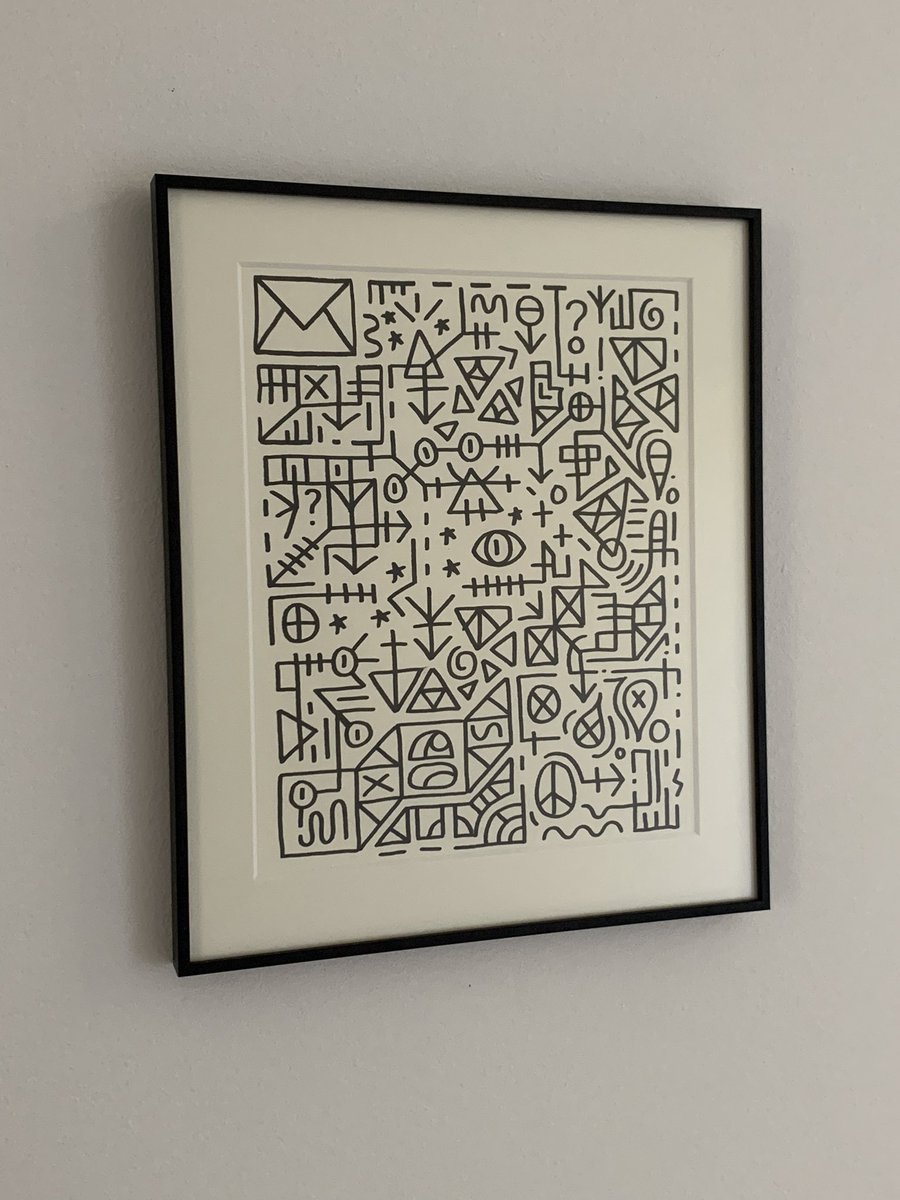 sfromatweets's tweet photo. XD Face (2017) by @VinnieHager on the wall now. https://t.co/5LdXxwyGc4