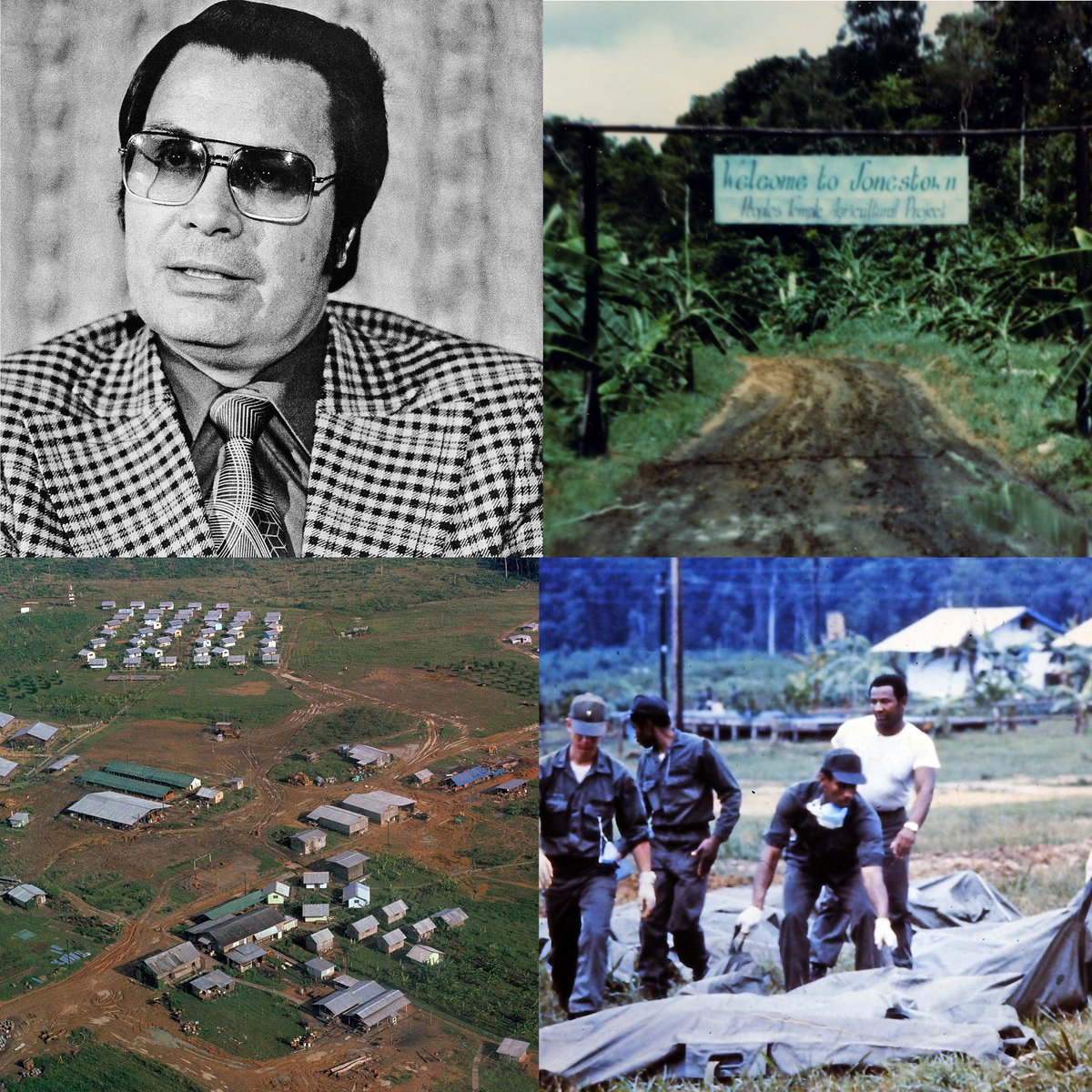 thatprojectpod's tweet photo. The Montauk Boys are back! Sam has researched The People's Temple Agricultural Project, AKA #Jonestown, the site of 900+ deaths in 1978. 

Episode 40 - The People's Temple Agricultural Project (AKA Jonestown) is out now:
https://t.co/nvLNLy4Jjq

 #theprojectproject #podcast https://t.co/kuMY04D4Wp