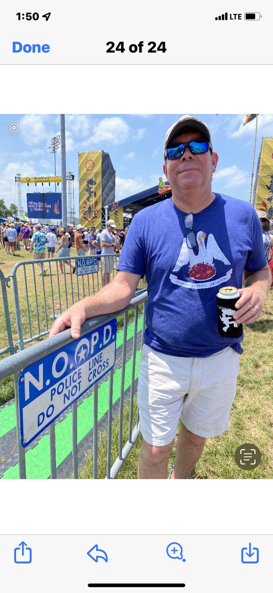 tuckercl's tweet photo. Great day for festin!! #JazzFest https://t.co/TWWCJ2dya0