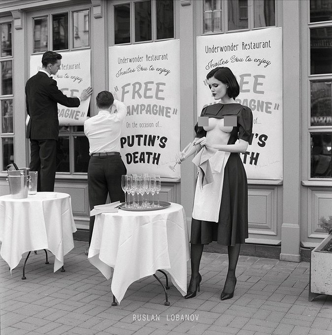 &ldquo;Free champagne&rdquo; from the  project &ldquo;on the occasion of Putin&rsquo;s death&rdquo;. In our new book &ldquo;more Nudes in<a href="/tag/art"class="tags"><span>#art</span></a><a href="/tag/film"class="tags"><span>#film</span></a><a href="/tag/analogue"class="tags"><span>#analogue</span></a>