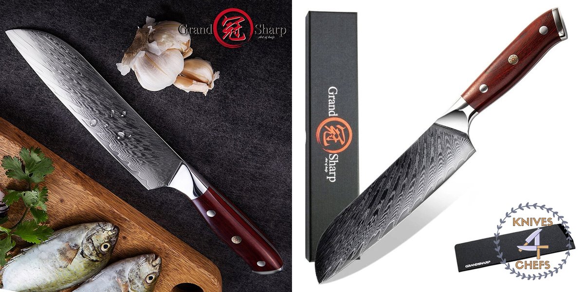 knives4chefs's tweet photo. Versatile Grand Sharp 6.9 Inch Santoku Knife for cutting up, filleting, and preparing meat and fish. Design for cutting, slicing, chopping all kinds of vegetables, fruits, and herbs.
SHOP NOW AT KNIVES 4 CHEFS
🔪https://t.co/3hgbrQtWNH
#knifeworld #cheflife #gifts #cookshop https://t.co/oR0gfuuK1u