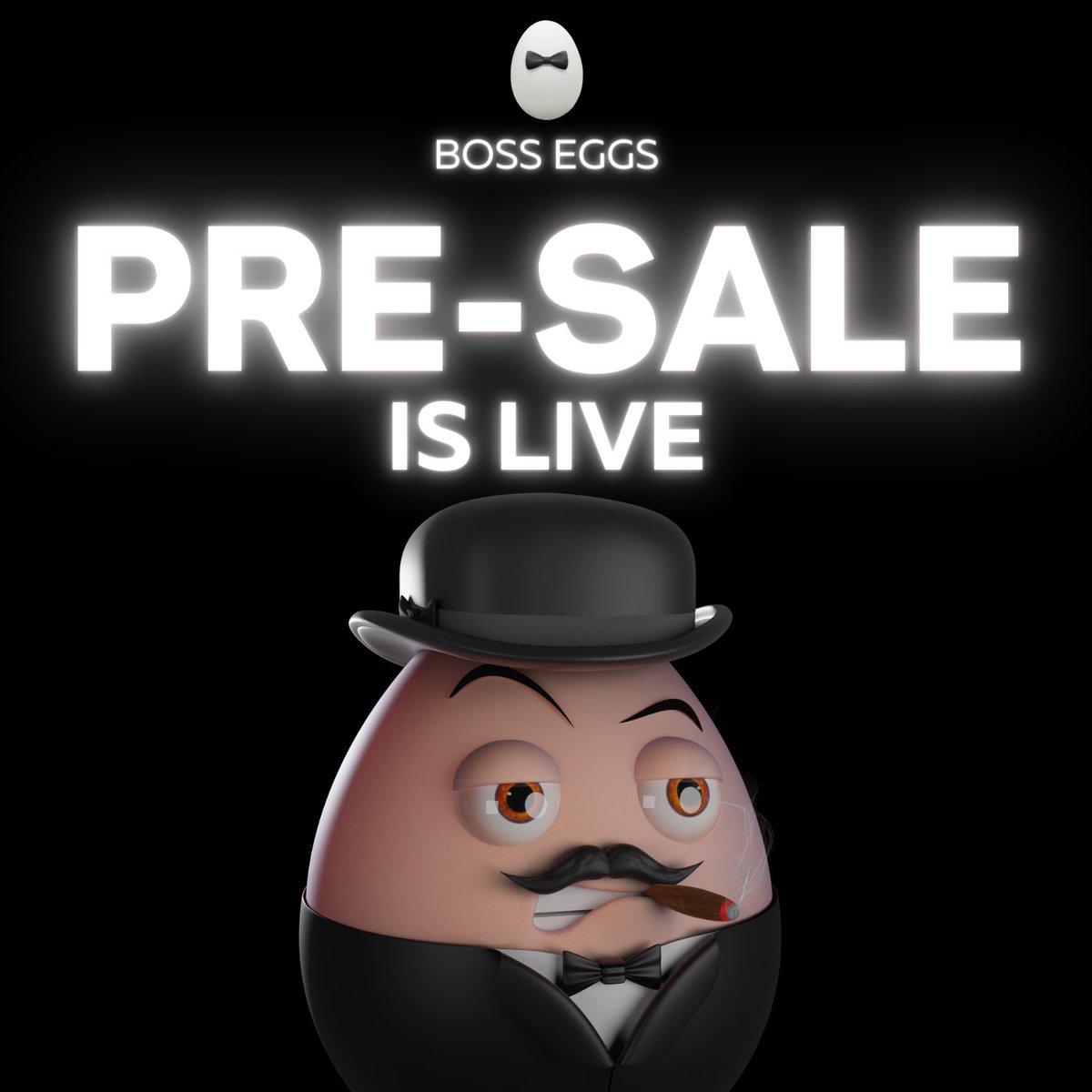 BossEggs's tweet photo. โผ๏ธ PRE-SALE IS LIVE โผ๏ธ
๐ Price is ONLY 0.03ETH ๐
๐ Floor Price is already 1ETH!!! ๐
Head over to our Discord https://t.co/at9mGeIkKw and participate!! ๐ฅ๐ฅ
#BOSSEGGS #nft #nftsale #eth #nftdrop #nftproject #nftwhitelist https://t.co/oe0Rr8eyHX
