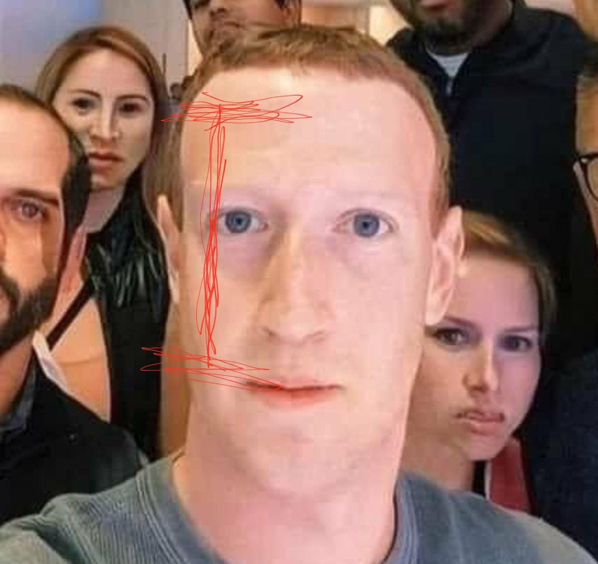 ghxist's tweet photo. @ukcynic01 @MaryFels2 I've seen Zuckerbergs weird ass face enough to know when its been altered... unfortunately 😔 https://t.co/0lpKDYvtHf