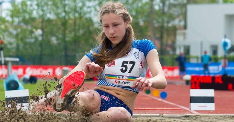 BritAthletics's tweet photo. 6️⃣ young stars headed to Italy this weekend for the @ParaAthletics Grand Prix in Jesolo 🇮🇹

First time competing for GB&amp;NI, @MaddieDownT38 added almost 40cm to her personal best in the T38 long jump 👏

Read more ⤵️