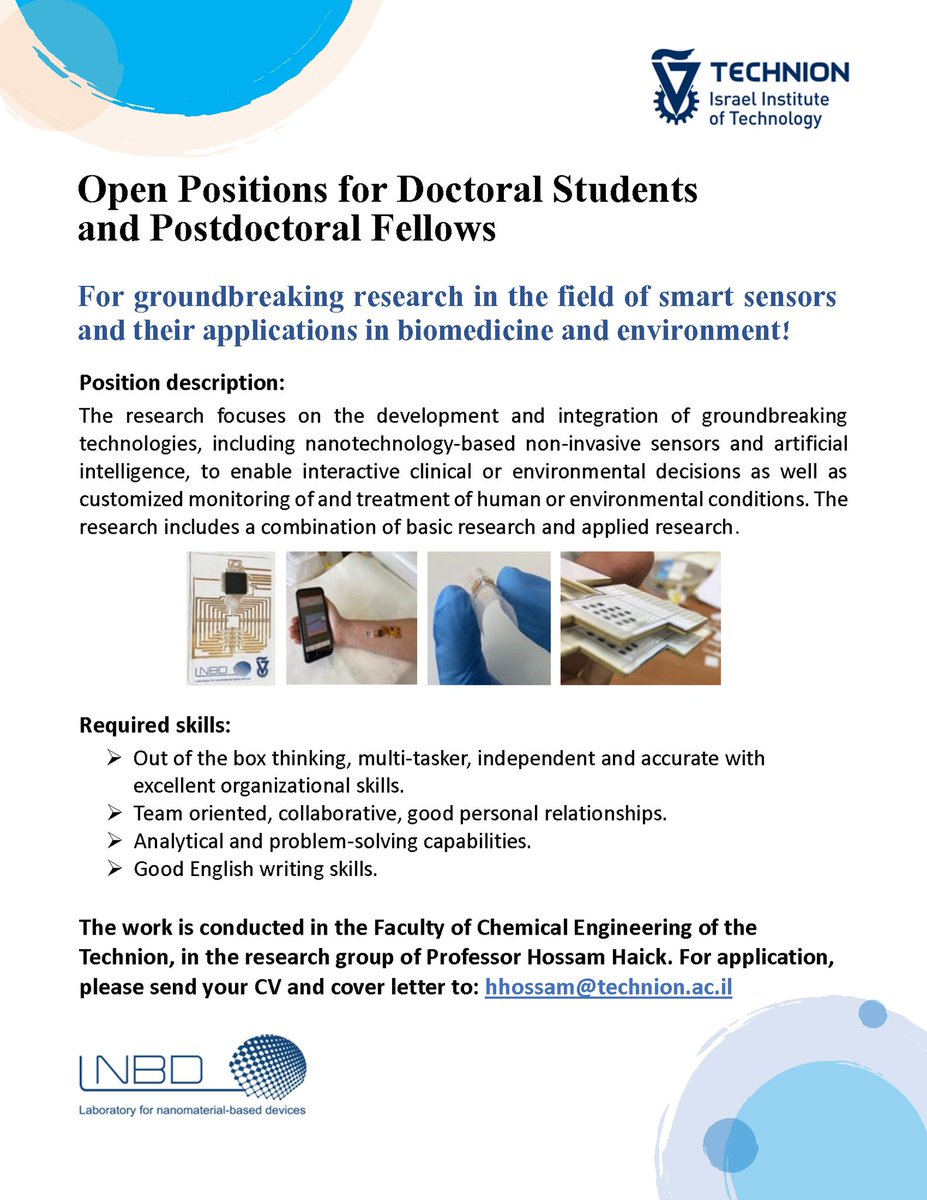 Hossam Haick tweet media