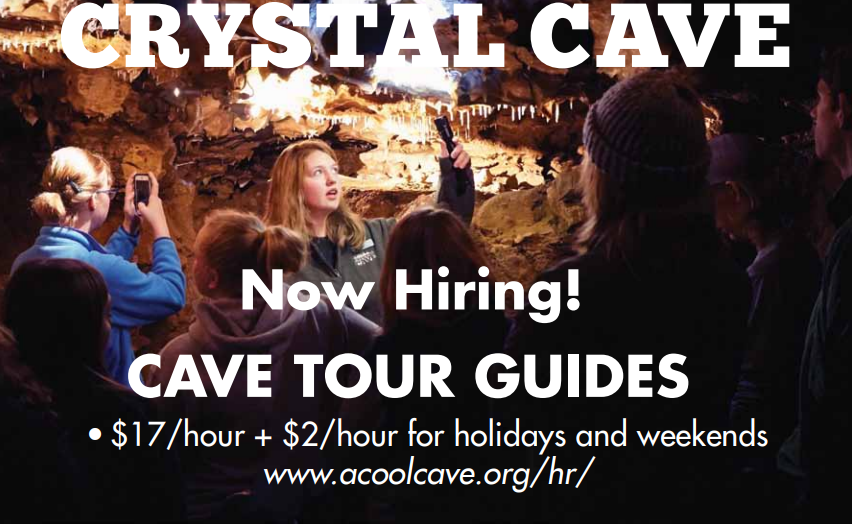 CrystalCaveWI's tweet photo. We are hiring! No prior experience in biology or geology is required, we will teach you! If you're interested you can find the whole listing on our website: 
https://t.co/G7xZ2T6bSl
#hiring #jobs #funjobs https://t.co/gKhBjQ8aZP