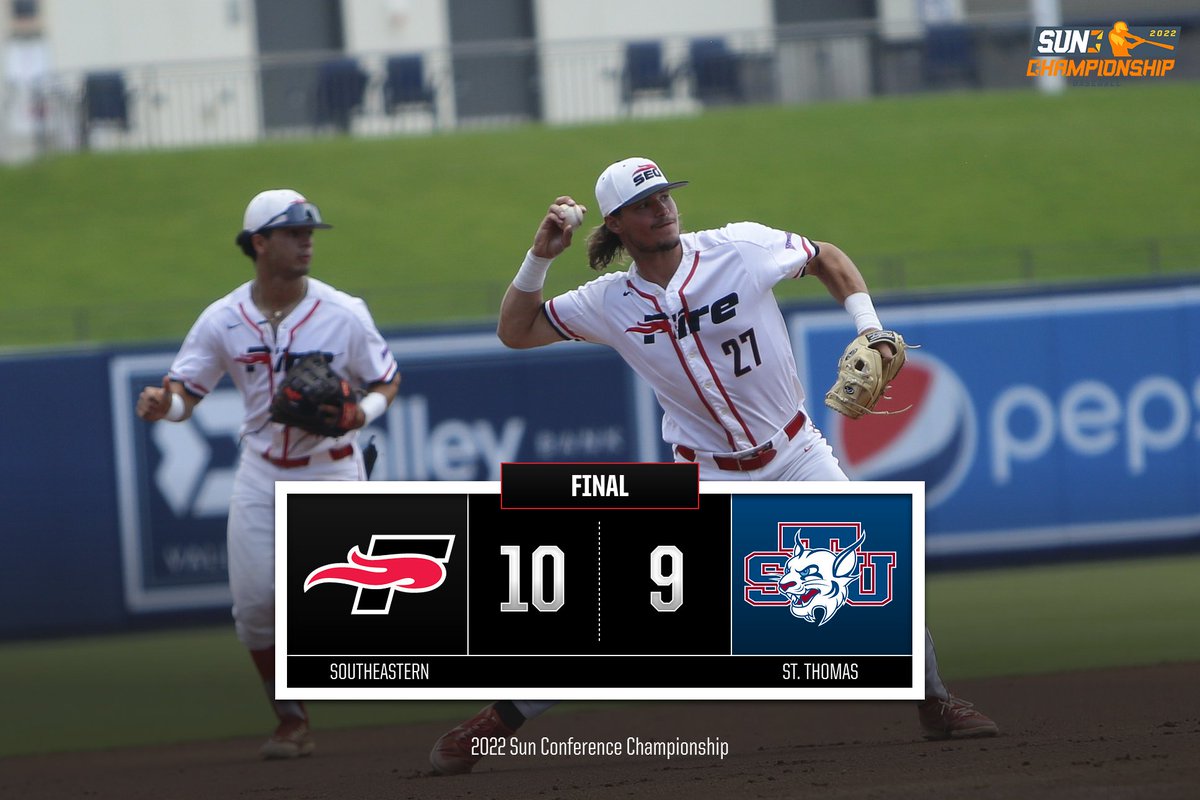 FINAL

After trailing by seven in the second, the Fire come back to win their second consecutive <a href="/SunConference/">The Sun Conference</a> Tournament title!

#FuelTheFire🔥