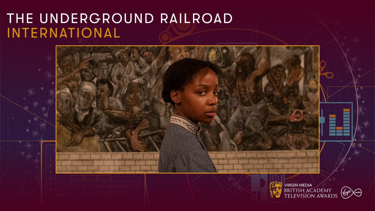 The Underground Railroad wins the International Award at the #VirginMediaBAFTAs