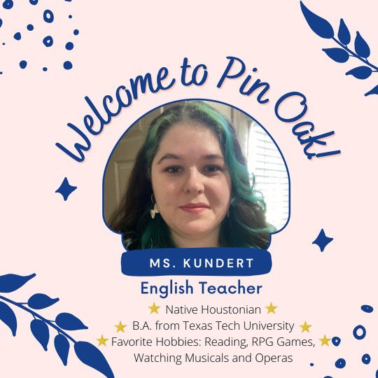 HISD_EAS_EDI's tweet photo. I’m excited to announce that #MrsChang, #MsKundert, and #MrNeal will join the Charger family for the @pinoakms 2022-23 school year. #WeArePinOak https://t.co/mHflL2xJ9I