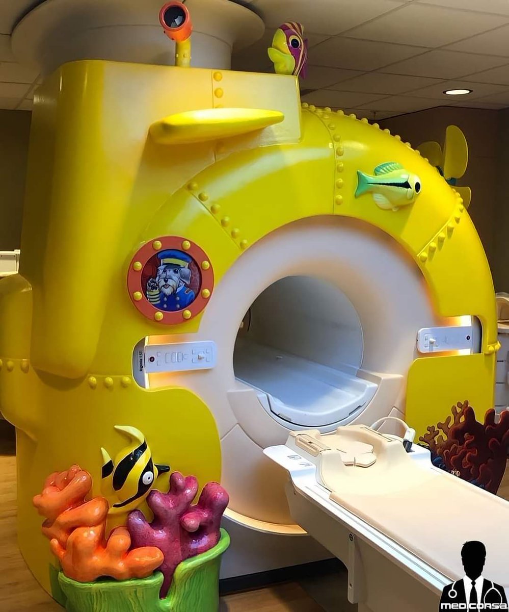 Escáner de Resonancia Magnética diseñado para niños 👦🏻👧🏻☢️

¡Espectacular! 👏🏻
