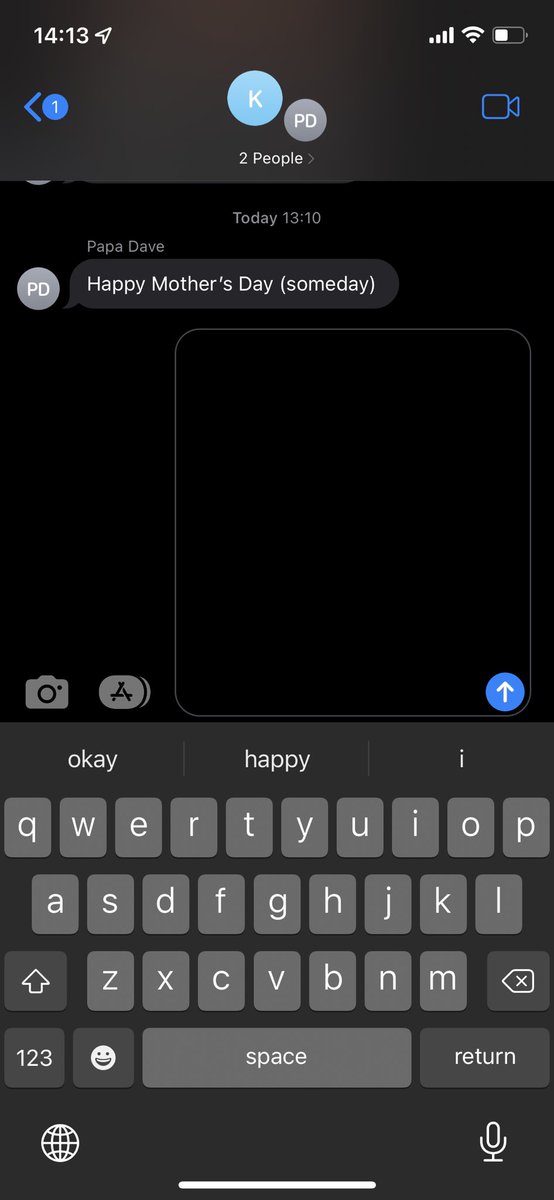 TacyRenea2018's tweet photo. called to wish my grandma a happy mother’s day &amp; she said “aw you too honey” and my papa sent me this text    ??? https://t.co/er0ivKYts3