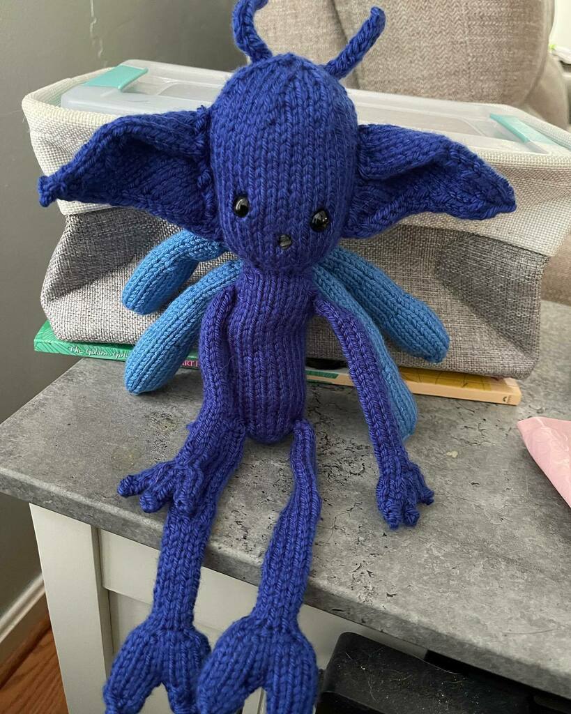 IlikeitFrantic's tweet photo. Done. #cornishpixie #knittedcornishpixie https://t.co/FcWfwDSTya https://t.co/2hEJlK2TGZ