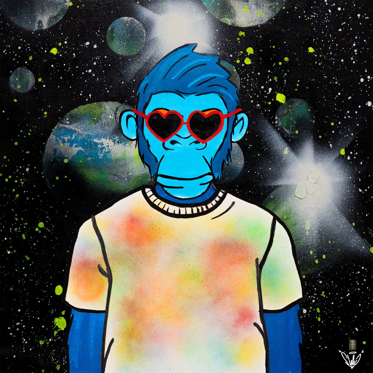 ARTSY_APES's tweet photo. We're beating the red heat with the help of our frens such as the FRAGMENTS team, so we're doing a GA of both an ArtsyApe and a Droid! Keep an eye out for them on @randomearth_io 🤖

Like, RT
Follow @ARTSY_APES and @Terra_fragments
Beat Your Chest &amp; grab a gift basket🦍 https://t.co/G9NohA8zTO
