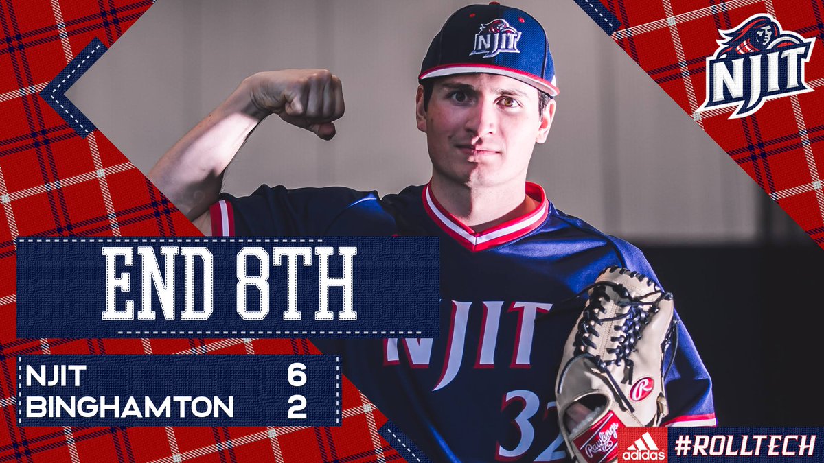 NJTechBaseball's tweet photo. A 1-2-3 eighth inning for @White_chocalate - he's up to 3.1 scoreless innings out of the bullpen as the Highlanders are three outs away from the series victory! https://t.co/er4t6Jqyva