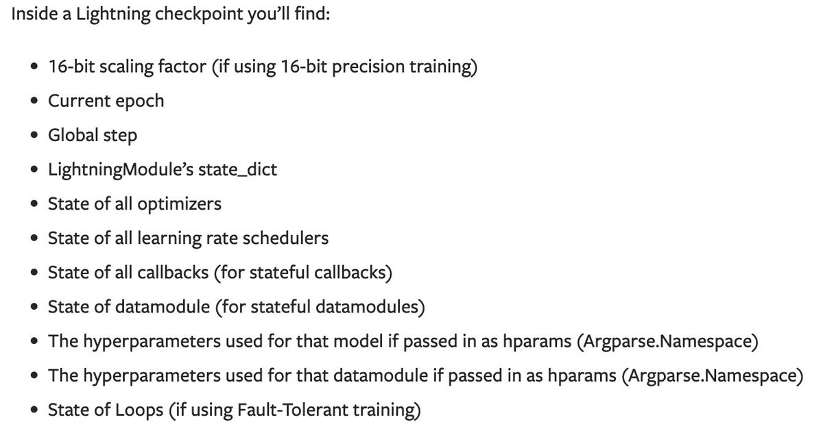 aniketmaurya's tweet image. It works smoothly even in a complex distributed training environment! 🔥

🔗 Here is the list of contents of the checkpoints in #PyTorchLightning pytorch-lightning.readthedocs.io/en/latest/comm…

#45DaysOfLightning #MachineLearning #DeepLearning #Python #ArtificialIntelligence #PyTorch 

2/2