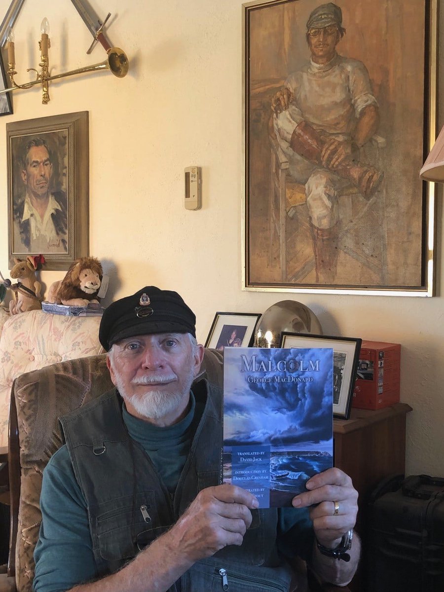 DavidJack1824's tweet photo. #CSLewis' stepson #DouglasGresham with my translation of Malcolm by #GeorgeMacDonald (I dedicated the recently published sequel, #TheMarquisofLossie, to Doug.)

https://t.co/3xusNOiLYD https://t.co/espUHWRAMv