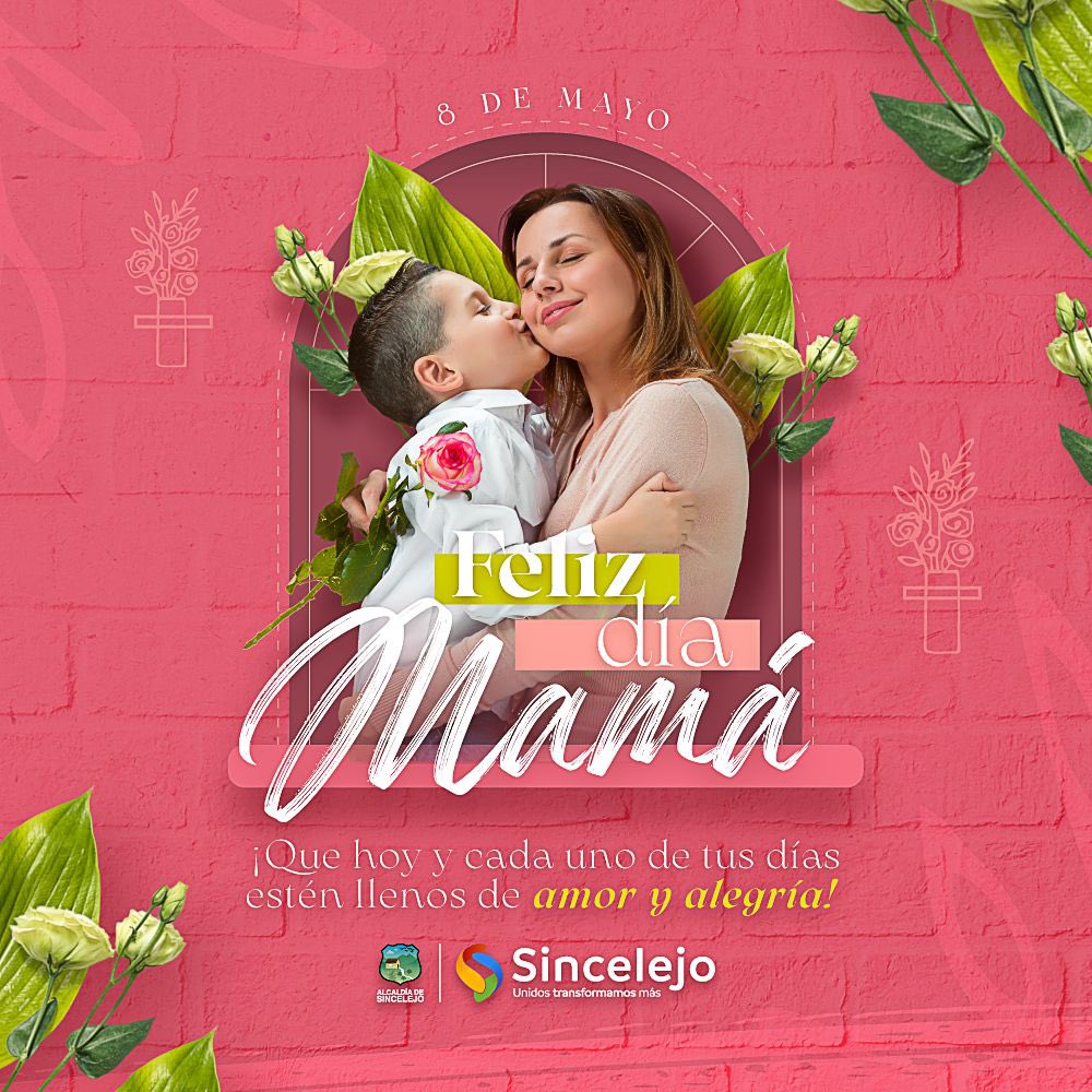 FOMVASincelejo's tweet photo. Cualquier día es bueno para recordar lo importantes que son. Gracias por sus atenciones, por su amor y su paciencia.
¡Felicidades mamá! https://t.co/hcMg5li50c