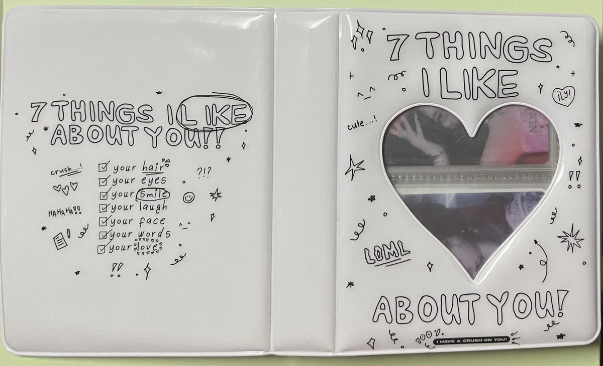 dmdkdnl's tweet photo. ♡ 7 things i like about you collect book giveaway ♡

- ph only
- winner needs to shoulder sf 

- mbf 
- like and rt the tweet below 
- ends once the set it sold!
- 8/10 https://t.co/Z6J72RnhKB