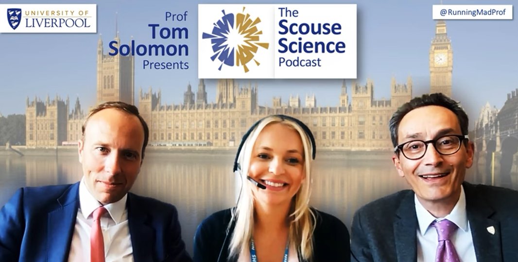 RunningMadProf's tweet photo. π§ The two-minute preview has landed! π§
Did you miss the last episode of the current #ScouseScience podcast series? Take a listen for a flavour of my chat with former Health Secretary, @MattHancock
Available to download in full soon!
https://t.co/vJhQCOpLSi
#SciComm #Covid19 https://t.co/GW0JGHv9AH