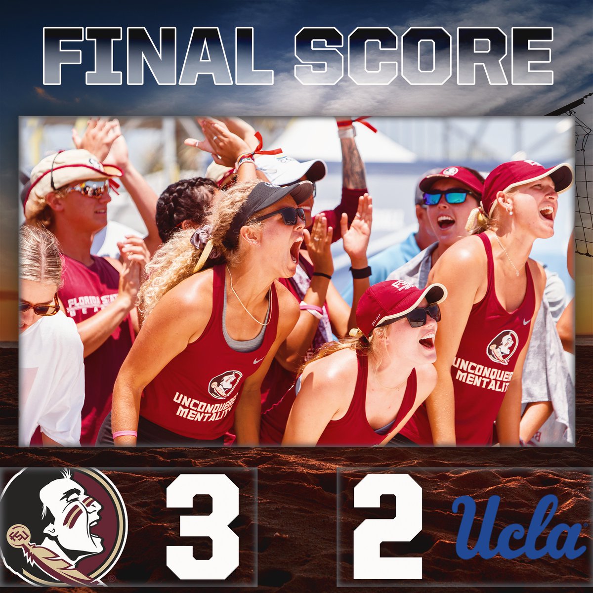 FSU_BeachVB's tweet photo. WE'RE GOING TO THE SHIP‼️‼️‼️‼️‼️
ONE HOUR UNTIL WE FIGHT FOR THE TROPHY!
#OneTribe https://t.co/yWuMbska3N