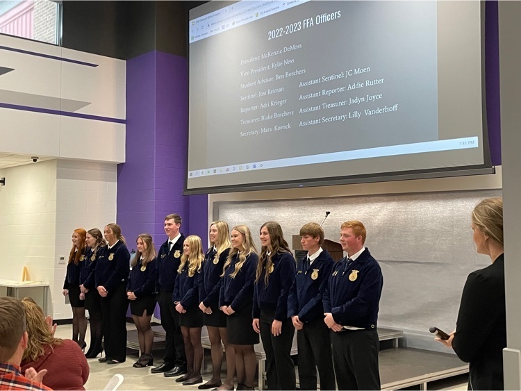 GraettingerD's tweet photo. Today we held our annual GTRA FFA Banquet! Congratulations to all of our FFA officers and our newly appointed officers!  #TITANNATION #GTRAFFA https://t.co/zZGiEQ0wdu