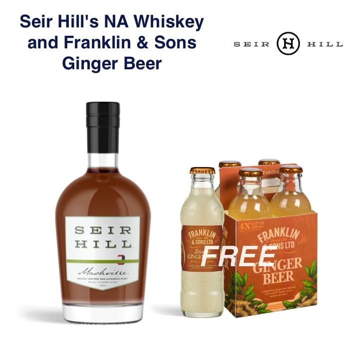 proofnomore's tweet photo. Seir Hill's Mashville Non Alcoholic Whiskey. Now available at ProofNoMore - A must have So-Bar addition. - https://t.co/yo5biLtWsq #proofnomore #naspirits #seirhill #alcoholfree #boozefree #nonalcoholic #sobriety #nonalcoholicbeverages #soberlife #nonalcoholicdrink #zeropercent https://t.co/nfJYGYoij2