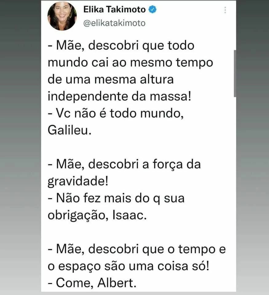 in_maos's tweet photo. Feliz dia das mães
Kkkkkkkk
Aquela frase que toda mãe diz

#mae #diadasmaes #diadasmães #isaacnewton #galileu #einstein #fisica #fisicainmaos https://t.co/VcIXsLGXo4 https://t.co/qljU17czUK