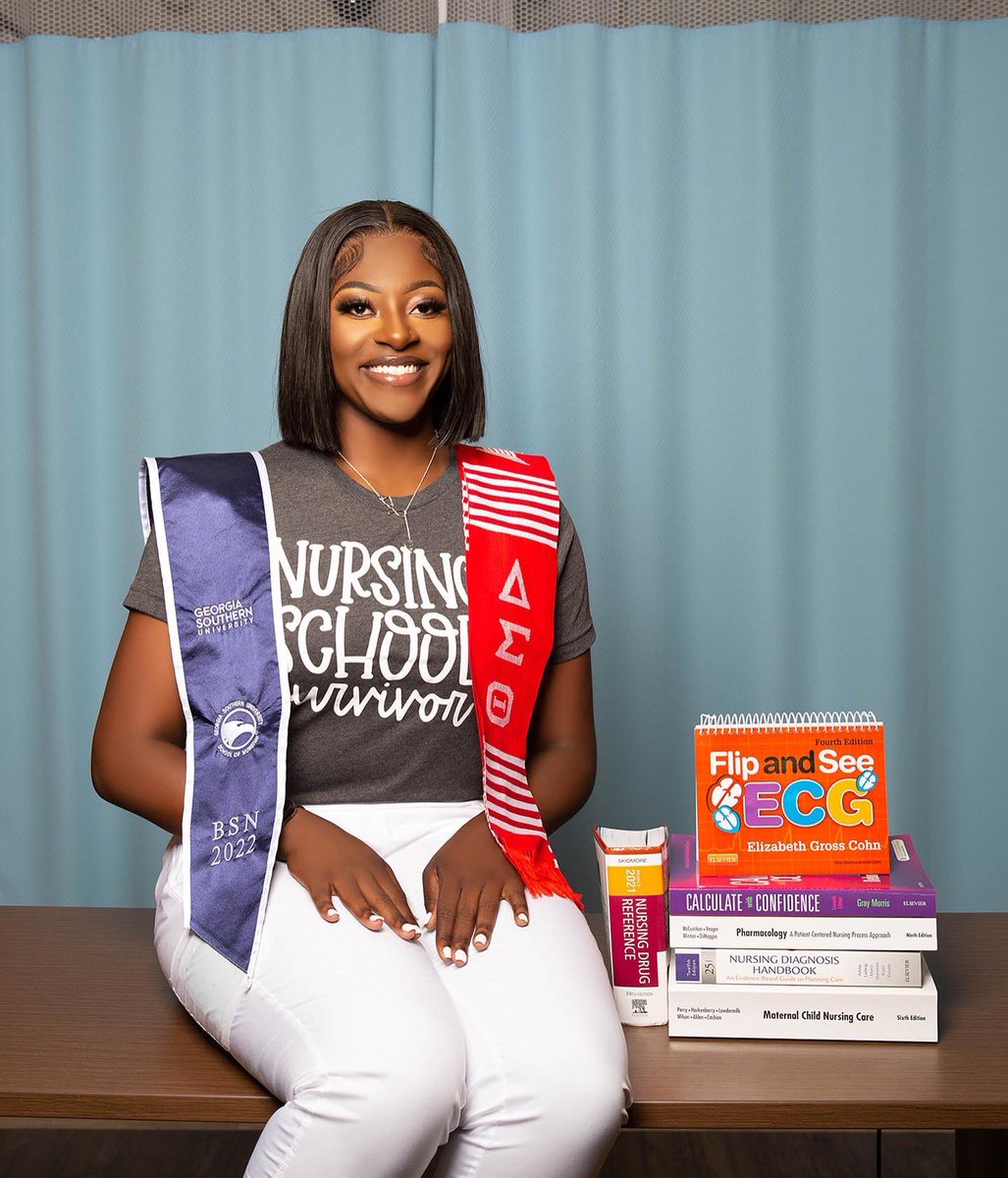 _woahjadaa's tweet photo. “A dream doesn’t become reality through magic; it takes sweat, determination and hard work.” 👩🏾‍⚕️🩺 -Colin Powell

Tomorrow not only will I be graduating from Georgia Southern University, but I will be also graduating from nursing school. This has been a TOUGH journey💙💛✨ https://t.co/fxrFa3aePu