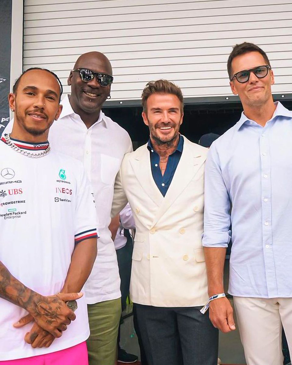 Legends everywhere 🏎🏀⚽️🏈