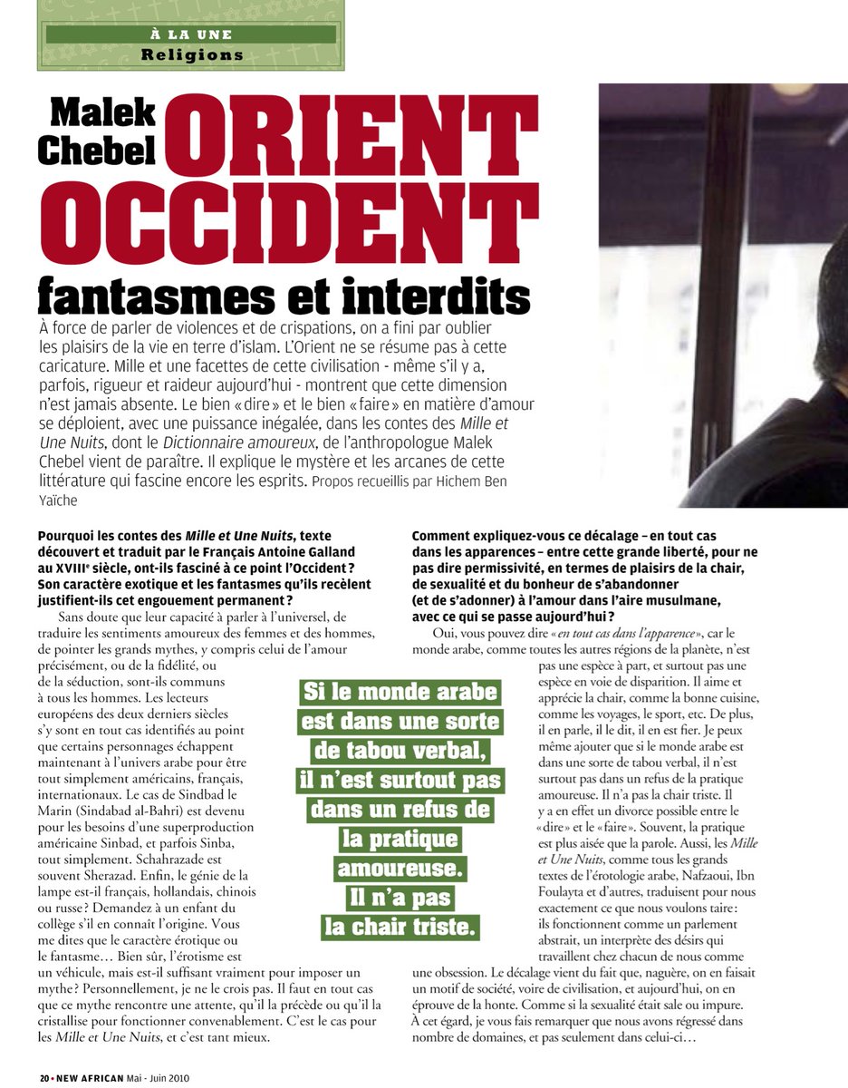 Fondation Malek Chebel tweet media