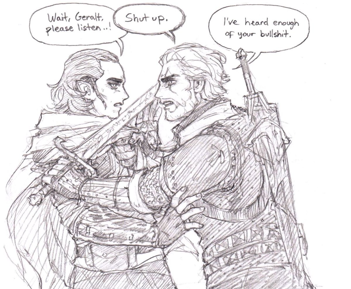 gwyncrevan's tweet photo. I just received the most amazing fic, really the pinnacle of all Avallac'h/Geralt could be🥺💖🙏
https://t.co/jGBaHb5SjZ
It has everything❤ the rawest angst, the warmest fluff, hurt/comfort (a little smut as a treat), and is just beautiful... the ultimate Avagera fic. https://t.co/2dNfROHB5r