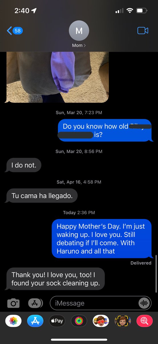 CalebMichael13's tweet photo. The different ways I talk to my mothers. Oof 😅 
#HappyMothersDay #FacebookJail #TwoMoms 
And then the love of my life. She truly is amazing. I love you #DearPrudence https://t.co/SD83klrXeU