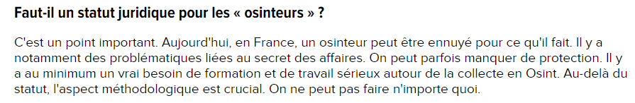 Sebdraven's tweet image. Pour les enquêteurs en culottes courtes à ne jamais oublié.

l'article complet: futura-sciences.com/tech/actualite…

Très intéressant sur la constitution de la preuve.

#OSINT