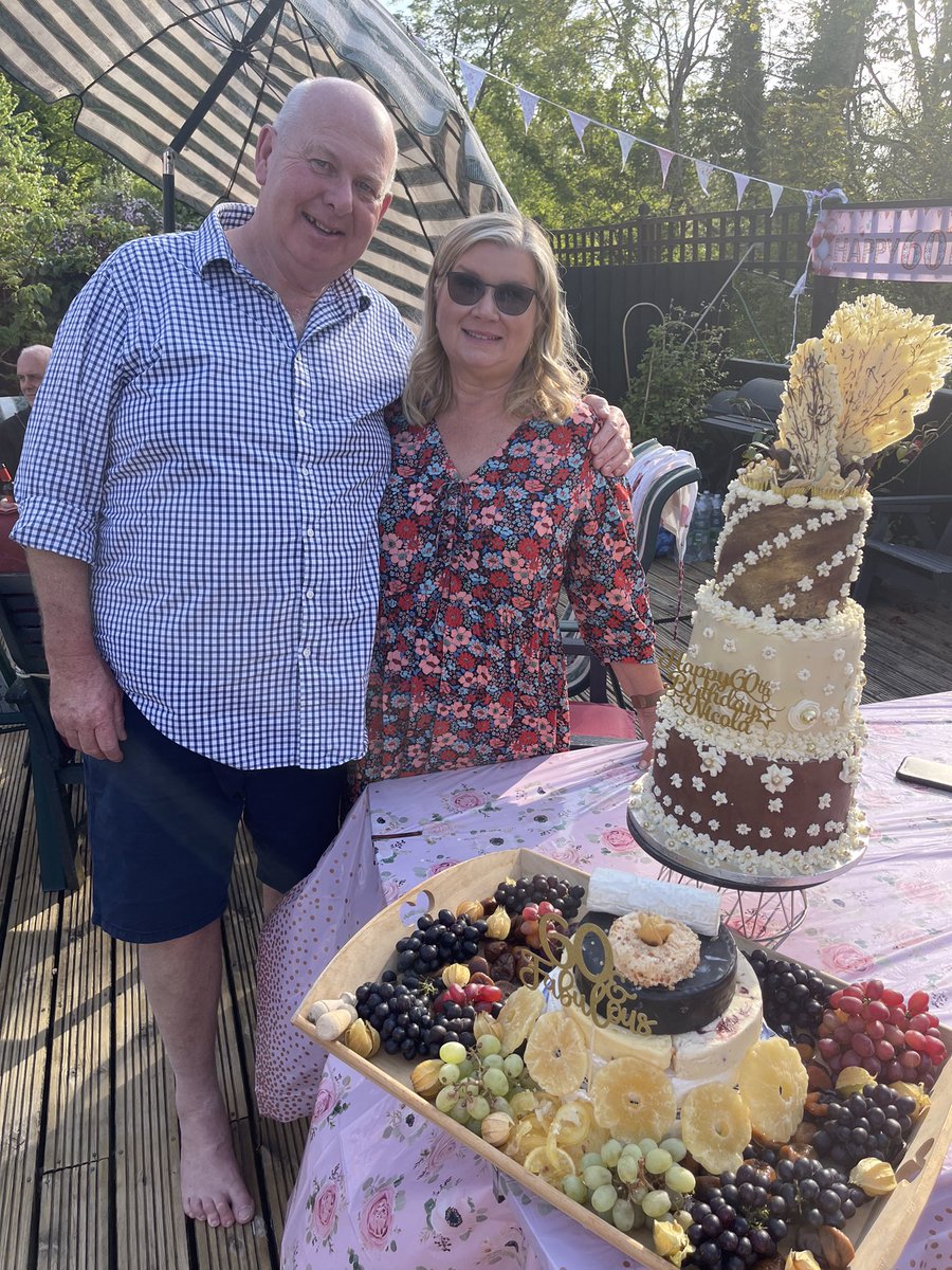 wnbatey's tweet photo. Cheese and cake time at our place.  But it was my wife’s 60th birthday bash in the garden so i think that makes it ok. https://t.co/Acmla0Lv1J