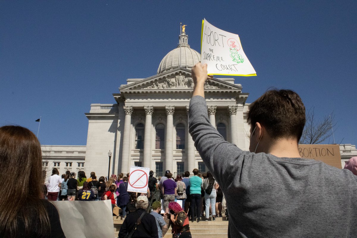 dailycardinal's tweet photo. Several hundred protestors gathered at the Wisconsin Capitol on Saturday to continue protests against the potential overturning of Roe v. Wade by the Supreme Court.

Photos: @DWhite437, @gav_escott &amp; Hannah Ritvo https://t.co/5OuEr0Qim2