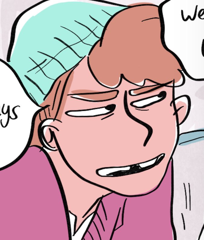 A sneaky peak of the SKIP graphic novel, the main character Jay is such a cinnamon bun kinda character tho. So sawft like a donut! They were totally designed to be all soft / floppy shapes! 