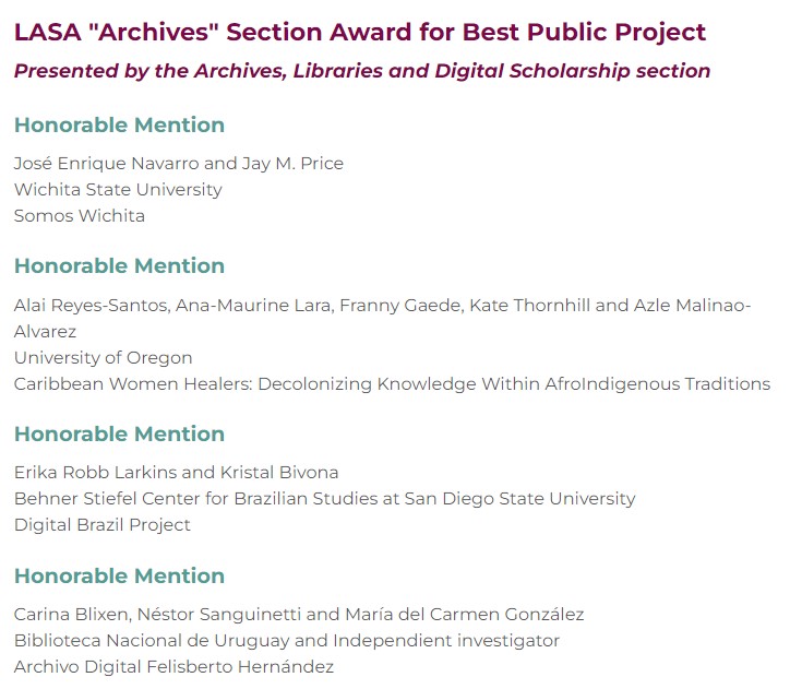 LASA Archives, Libraries & Digital Scholarship tweet media