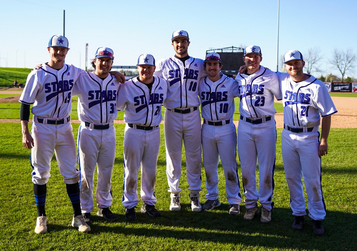 DU_Stars's tweet photo. 🥲 last regular season series 🥲// #DOMUnation
⚾️ DU vs. Benedictine
📍 Wintrust Field -- Schaumburg, Ill.
⏰ 4 p.m. CT
📊 https://t.co/pxgPUZylyE
📺 https://t.co/W92rSv2XD7 https://t.co/mDhiZJb4oB