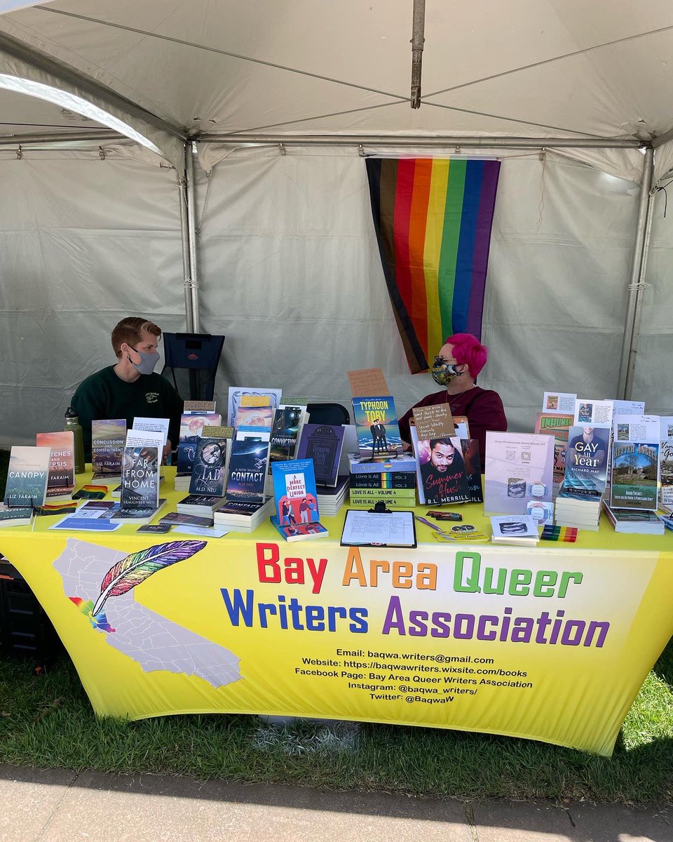 Having a great day here in Berkeley at the Bay Area Book Festival. #bayareabookfestival #books #gayfiction #LGBTQ