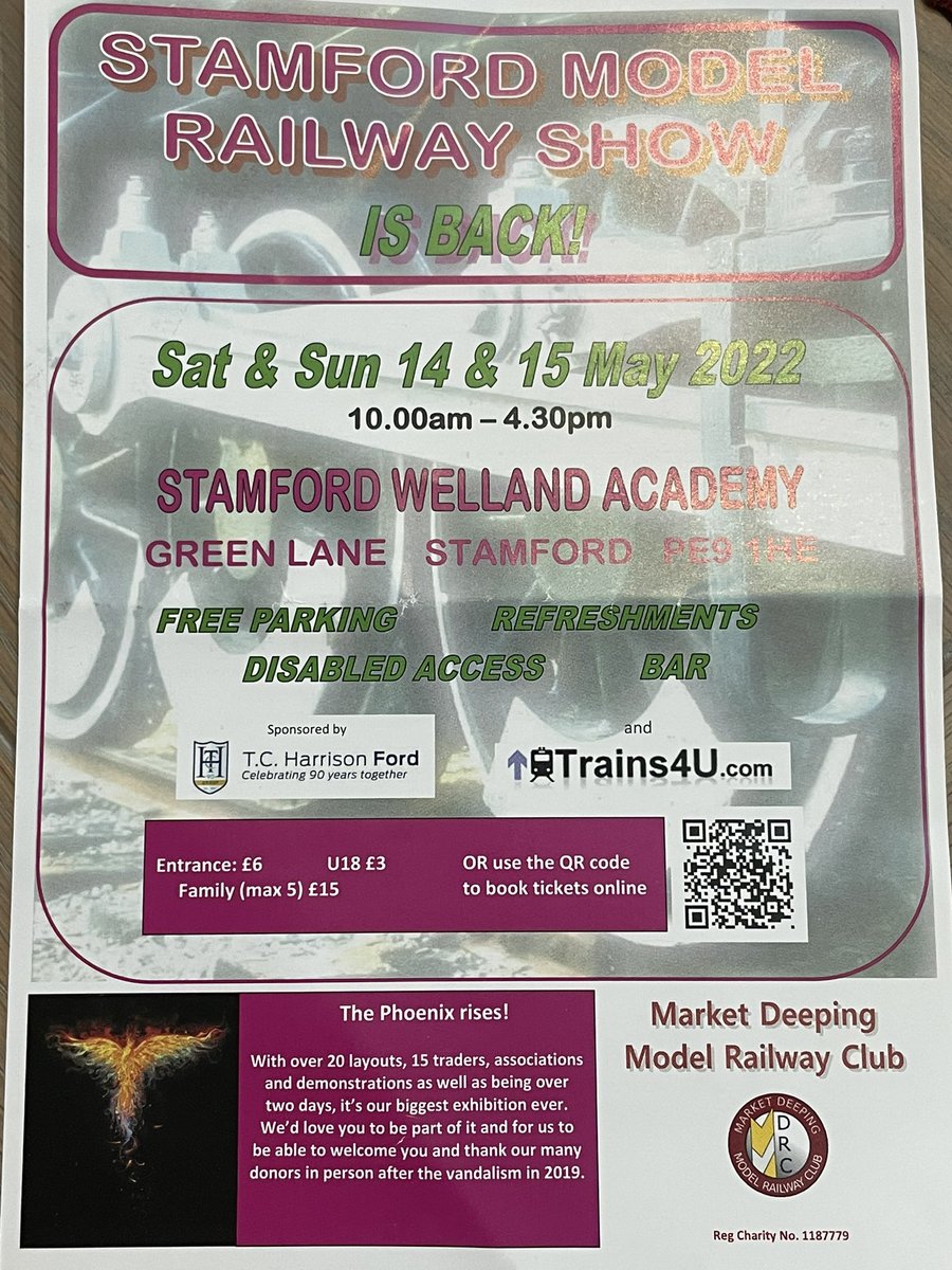 mwtrips's tweet photo. So looking forward to next weekend and the return of the #Stamford #ModelRailway Show! After 2 lockdowns and the disastrous vandalism of the year before, the 2022 show is better than ever. #MDMRC @stamfordwelland 14, 15 May https://t.co/GHdOnjuISM
