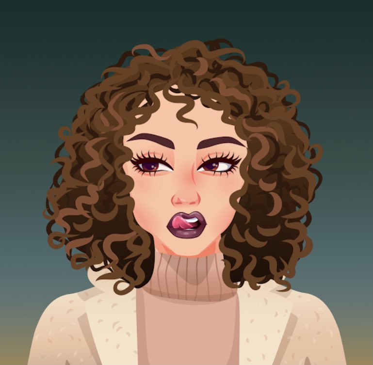 faurennluck's tweet photo. @NFTCryptoChicks Crypto.Chick #8831 represents my mom the best with her curly brown hair and cozy jacket. My mom is so special to me because she has been through a lot and her perseverance teaches me to be strong like her. 💙 https://t.co/OVGUJ8cYXq