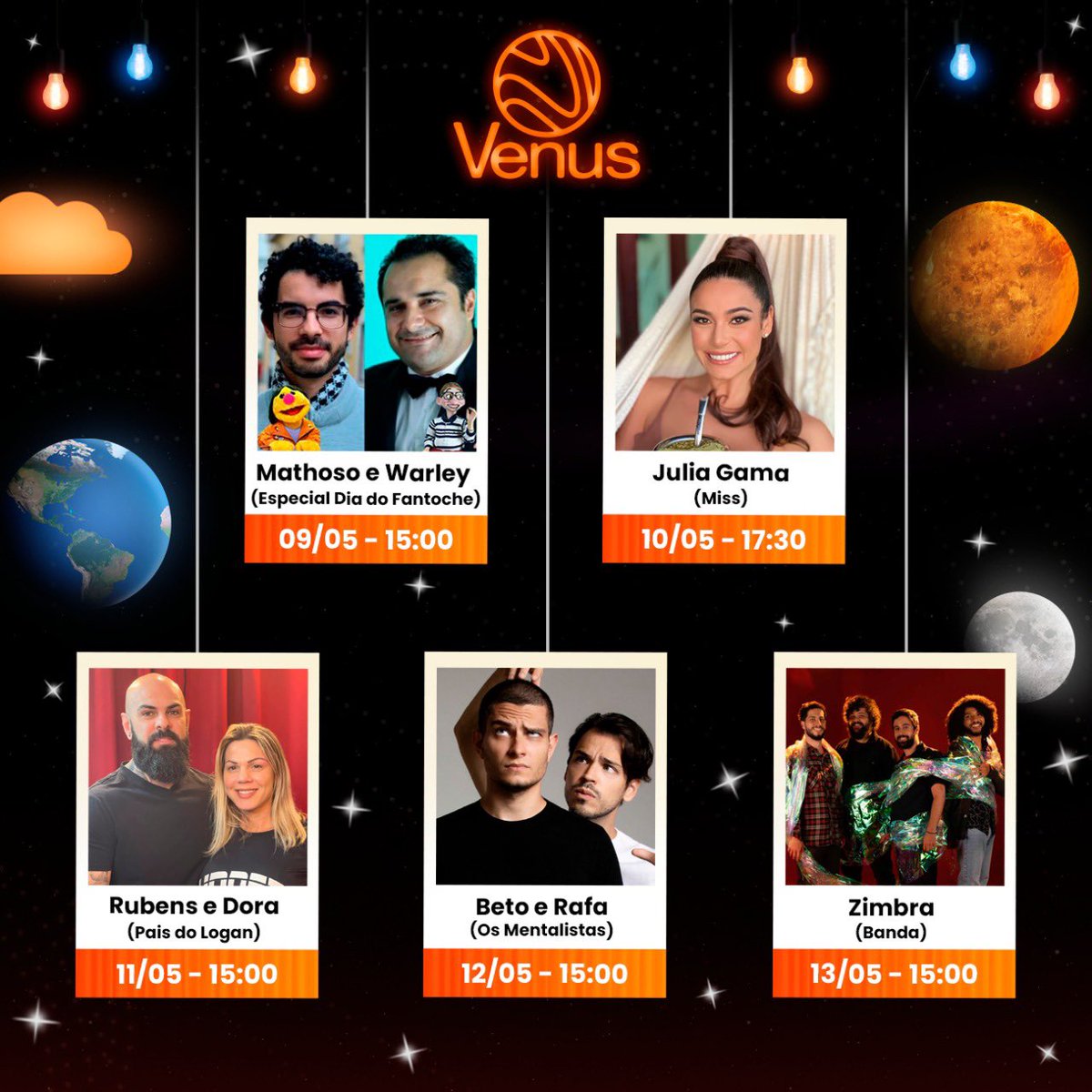 ovenuspodcast's tweet photo. AGENDA DA SEMANA

• SEG 09/05 - 15:00 - Mathoso Santana e @warleysantana 
• TER 10/05 - 17:30 - @juliawgama 
• QUA 11/05 - 15:00 - Rubens Gomes e Dora Rodrigues
• QUI 12/05 - 15:00 - @betoparro e @RafaMoritz 
• SEX 13/05 - 15:00 - @zimbraoficial 

🚀🧡 https://t.co/YCi9QHPAgI