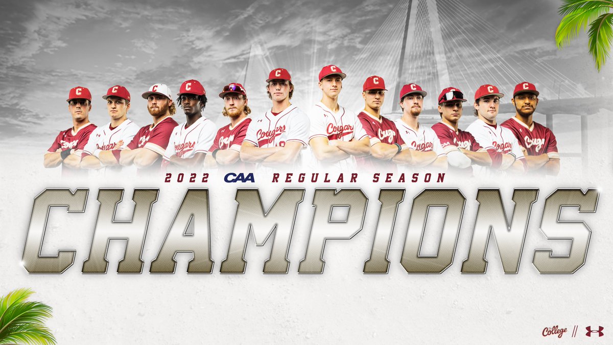 We're just going to leave this here for you, Cougar Nation. 🤩

#comeCus | #CAASports | #NCAABaseball