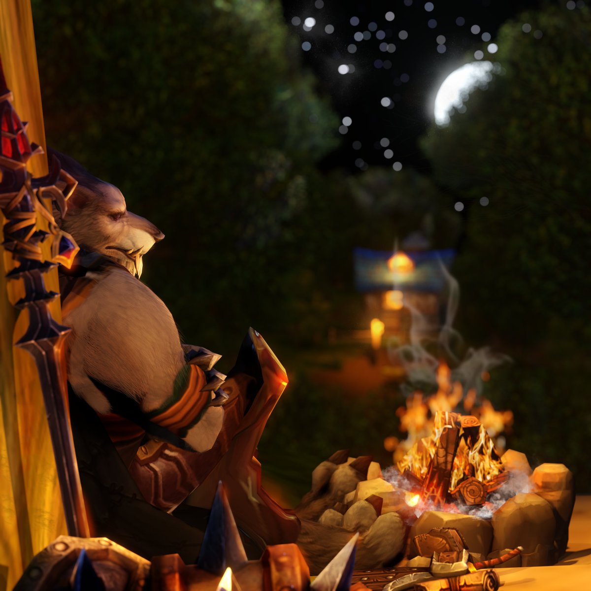 fengnir's tweet photo. Resting before the next adventure. 🔥🐺💤

-

Was stuck on a paper. A quick blend to fill the time!
Hopefully I can do something more advanced soon.

#Warcraft #worldofwarcraft #worgen https://t.co/Vhb3bs3OKl