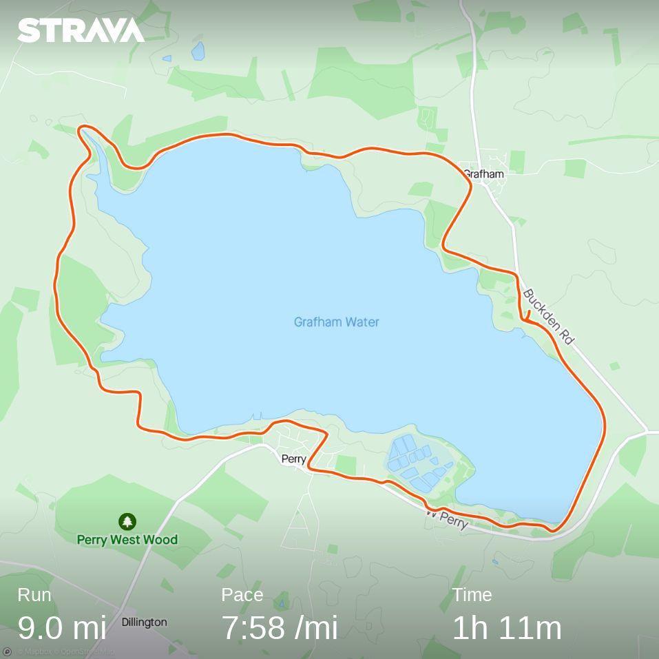 darrenrice's tweet photo. So very happy with my running week. Managed 7 runs in 7 days totalling 34 miles, finishing with this beaut! Ramping up for @LondonMarathon @UKRunChat #running #ukrunchat #grafham https://t.co/UY0WlqJi11